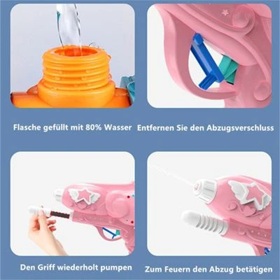 Brightake Sommerstrand-Wasserspielzeugpistole Für Kinder Ausziehbare Wasserpistole Für Kinder Mit Großem Fassungsvermögen 5 Brightake Sommerstrand-Wasserspielzeugpistole Für Kinder Ausziehbare Wasserpistole Für Kinder Mit Großem Fassungsvermögen - Image 5