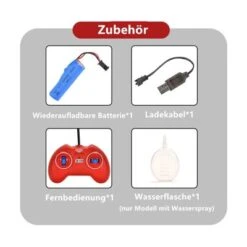 Syntek Übergroßes Elektro-Feuerwehrauto-Modell-Spielzeugset Simulation Ferngesteuertes Auto Kinderspielzeugset -Spielzeug Geschaft 30628448 06