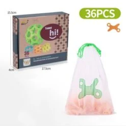 Decome Mehrfarbige Weiche Bauklötze Puzzlespielzeug Vielfältige Bauklötze Pädagogisches Puzzlespielzeug