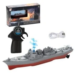 Brightake 2.4G Wassersport-Fernbedienungs-Spielzeugbootsmodell Für Kinder (aufblasbares Pool-Set) Mini Elektrisches Ferngesteuertes Kinderspielzeugboot (aufblasbares Poolset)