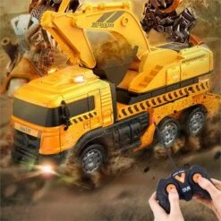 Brightake Großer Elektrischer Transformator Jungen Spielset Verformung Ferngesteuertes Auto Kinderspielzeugauto-Set -Spielzeug Geschaft 30721200 03