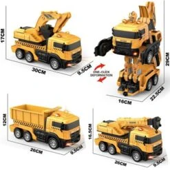 Brightake Großer Elektrischer Transformator Jungen Spielset Verformung Ferngesteuertes Auto Kinderspielzeugauto-Set -Spielzeug Geschaft 30721200 06