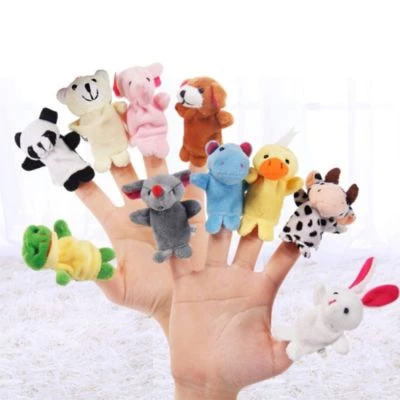 Vetaka Fingerpuppen Tier,10 Stück Für Kinder 1 Vetaka Fingerpuppen Tier,10 Stück Für Kinder