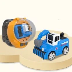 Syntek Mini Uhr Fernsteuerung Auto Bauwagen Bagger Kinderspielzeug