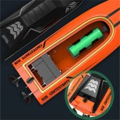 Syntek Drahtloses Elektrisches Spielzeug Mit Langer Batterielebensdauer Und Fernbedienung Für Kinder 2.4G Wiederaufladbares Mini-Schnellboot Modell Kinder Wasserspielzeug -Spielzeug Geschaft 30790801 06