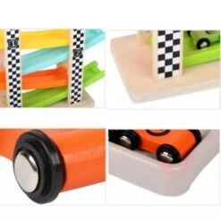 Vicabo Rennbahn Kugelbahn Mit 4 Stück Autospielzeug Kugelbahnen Für Kinder -Spielzeug Geschaft 30971421 05