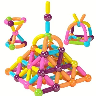 Epik 88Stk Magnetische Bauklötze Große Teilchenmagnete Intellektuelles Spielzeug Puzzle Für Die Früherziehung 1 Epik 88Stk Magnetische Bauklötze Große Teilchenmagnete Intellektuelles Spielzeug Puzzle Für Die Früherziehung