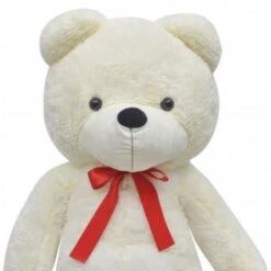 VidaXL Weicher XXL-Plüsch-Teddybär Weiß 135 Cm Teddybär