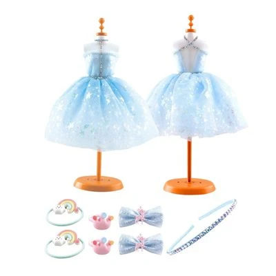 Syntek DIY Handgefertigtes Kostümdesign-Set Mädchen-Design-Kleidung, Exquisiter Schmuck, Pädagogisches Spielzeug 2 Syntek DIY Handgefertigtes Kostümdesign-Set Mädchen-Design-Kleidung, Exquisiter Schmuck, Pädagogisches Spielzeug - Image 2