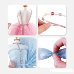 Syntek DIY Handgefertigtes Kostümdesign-Set Mädchen-Design-Kleidung, Exquisiter Schmuck, Pädagogisches Spielzeug 6 Syntek DIY Handgefertigtes Kostümdesign-Set Mädchen-Design-Kleidung, Exquisiter Schmuck, Pädagogisches Spielzeug -Spielzeug Geschaft 31064951 03