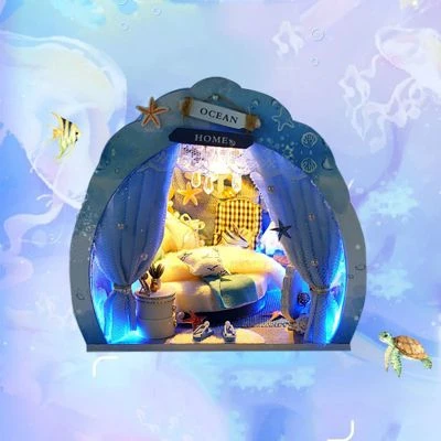 Enbaoxin Hand Montiert Und Gemacht Haus Modell Kindergeschenk 2 Enbaoxin Hand Montiert Und Gemacht Haus Modell Kindergeschenk - Image 2