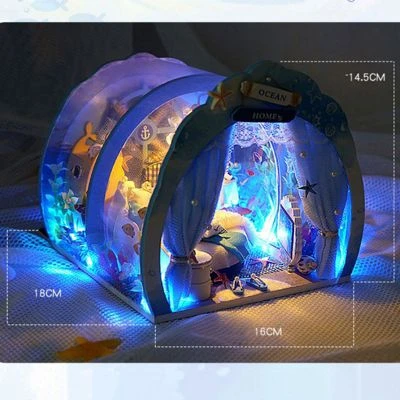 Enbaoxin Hand Montiert Und Gemacht Haus Modell Kindergeschenk 3 Enbaoxin Hand Montiert Und Gemacht Haus Modell Kindergeschenk - Image 3