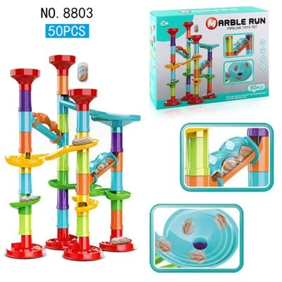 SHAOKE Baby Lernspielzeug Auswurf Variation Rutsche Bausteine Spielzeug Kinder Bauen Dreidimensionale Bausteine zusammen, Rohrlabyrinth, Früherziehungsspiel Kugelbahnen 2 SHAOKE Baby Lernspielzeug Auswurf Variation Rutsche Bausteine Spielzeug Kinder Bauen Dreidimensionale Bausteine zusammen, Rohrlabyrinth, Früherziehungsspiel Kugelbahnen - Image 2