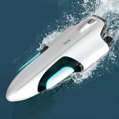 Enbaoxin Schnelles Boot Wasser Spielzeug Wettbewerb Boot Modell Twin Vortex Ferngesteuerte Boote 2 Enbaoxin Schnelles Boot Wasser Spielzeug Wettbewerb Boot Modell Twin Vortex Ferngesteuerte Boote - Image 2