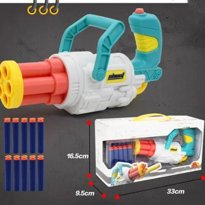 Enbaoxin Saugnapf-Simulation Spielzeugpistolen Fünf In Einer Reihe Weiche Geschosswaffe Spielzeug 4 Enbaoxin Saugnapf-Simulation Spielzeugpistolen Fünf In Einer Reihe Weiche Geschosswaffe Spielzeug - Image 4