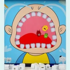 SHAOKE Kinderspielhaus-Zahnarzt-Spielzeugset Simulierte Zahnextraktion Und Zahnersatz, Baby Putzt Zähne Und Schützt Die Zähne, Holzspielzeug Für Die Frühe Bildung Arztkoffer -Spielzeug Geschaft 31510277 05