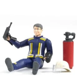 Bruder 60100 Bworld Feuerwehrmann Mit Zubehör -Spielzeug Geschaft 3349032 03