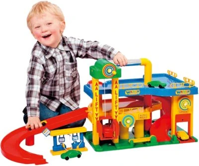 Wader Garage Nr. 1 Mit Autos 1 Wader Garage Nr. 1 Mit Autos