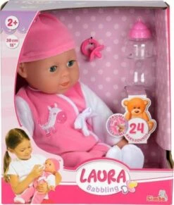Weichkörper-Babypuppe Laura Mit Sound, 38 Cm -Spielzeug Geschaft 3633430 06