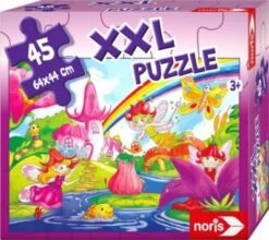 Noris Bodenpuzzle Feenwelt 45 Teile