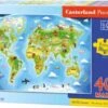 Castorland Bodenpuzzle 40 Teile Maxi - Weltkarte