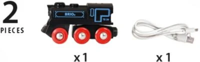 BRIO Schwarze Akku-Lok Mit Mini-USB 4 BRIO Schwarze Akku-Lok Mit Mini-USB - Image 4