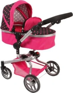 CHIC 2000 Kombi-Puppenwagen YOLO, Pink-schwarz