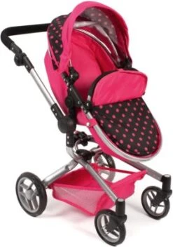 CHIC 2000 Kombi-Puppenwagen YOLO, Pink-schwarz -Spielzeug Geschaft 4655537 04