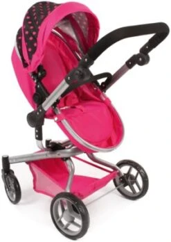 CHIC 2000 Kombi-Puppenwagen YOLO, Pink-schwarz -Spielzeug Geschaft 4655537 05
