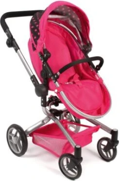 CHIC 2000 Kombi-Puppenwagen YOLO, Pink-schwarz -Spielzeug Geschaft 4655537 06