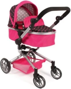 CHIC 2000 Kombi-Puppenwagen YOLO, Pink-schwarz -Spielzeug Geschaft 4655537 07