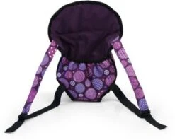 BAYER Puppenzubehör-Set, Lila Mit Puppenautositz Und Puppenbabyschale -Spielzeug Geschaft 4662614 03