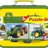 Schmidt Spiele Puzzlekoffer 2 X 60 + 2 X 100 Teile John Deere