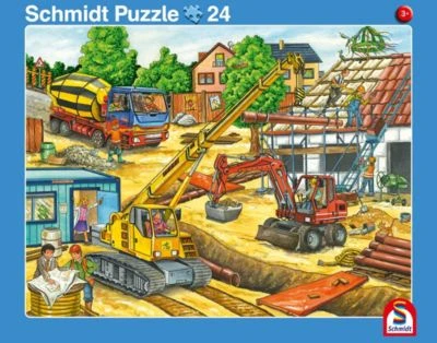 Schmidt Spiele 2er Set Rahmenpuzzles 16 Teile/24 Teile Fahrzeuge 2 Schmidt Spiele 2er Set Rahmenpuzzles 16 Teile/24 Teile Fahrzeuge - Image 2