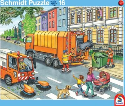 Schmidt Spiele 2er Set Rahmenpuzzles 16 Teile/24 Teile Fahrzeuge 3 Schmidt Spiele 2er Set Rahmenpuzzles 16 Teile/24 Teile Fahrzeuge - Image 3