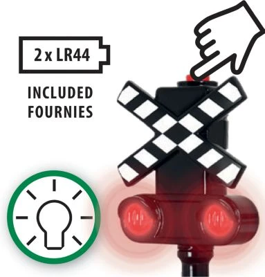 BRIO Blinkendes Bahnsignal 2 BRIO Blinkendes Bahnsignal - Image 2