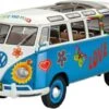 VW T1 Bulli Samba Bus Flower Power, Revell Modellbausatz Im Maßstab 1:24, 169 Teile, 18,1 Cm