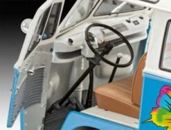 VW T1 Bulli Samba Bus Flower Power, Revell Modellbausatz Im Maßstab 1:24, 169 Teile, 18,1 Cm -Spielzeug Geschaft 5518805 04