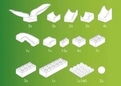 Hubelino - Kugelbahn Schwinge Ergänzung 46-teilig -Spielzeug Geschaft 5531998 05