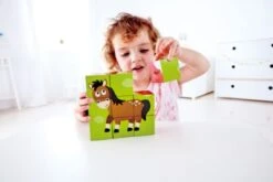 HAPE Blockpuzzle Bauernhof -Spielzeug Geschaft 7117789 05