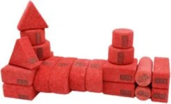 KORXX Korkbausteine Uni Color Mix, 18 Stk.