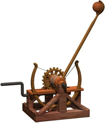 Edu-Toys Leonardo Da Vinci Katapult Modell-Bausatz 1 Edu-Toys Leonardo Da Vinci Katapult Modell-Bausatz