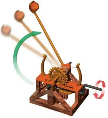 Edu-Toys Leonardo Da Vinci Katapult Modell-Bausatz 2 Edu-Toys Leonardo Da Vinci Katapult Modell-Bausatz - Image 2