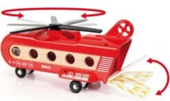 BRIO Eisenbahn-Transporthubschrauber -Spielzeug Geschaft 8284689 04