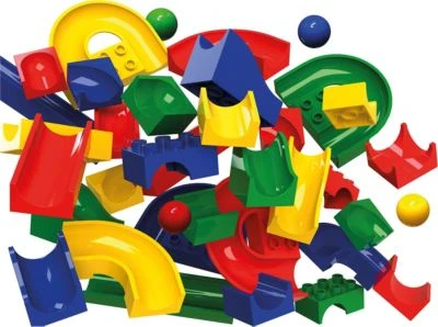 Hubelino - Kugelbahn Bahnelemente-Set, 55 Tlg. 2 Hubelino - Kugelbahn Bahnelemente-Set, 55 Tlg. - Image 2