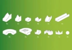 Hubelino - Kugelbahn Bahnelemente-Set, 55 Tlg. 7 Hubelino - Kugelbahn Bahnelemente-Set, 55 Tlg. -Spielzeug Geschaft 8300908 03