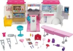Barbie Krankenwagen 2-in-1 Spielset Mit Licht & Geräuschen, Barbie Krankenhaus 8 Barbie Krankenwagen 2-in-1 Spielset Mit Licht & Geräuschen, Barbie Krankenhaus -Spielzeug Geschaft 8422427 03