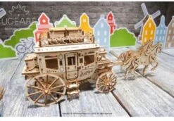 UGEARS Modellbausatz POSTKUTSCHE -Spielzeug Geschaft 8487827 03