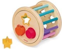 Janod Holz-Sortierspiel Rolltrommel 7 Janod Holz-Sortierspiel Rolltrommel -Spielzeug Geschaft 9611542 03