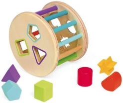 Janod Holz-Sortierspiel Rolltrommel 8 Janod Holz-Sortierspiel Rolltrommel -Spielzeug Geschaft 9611542 04